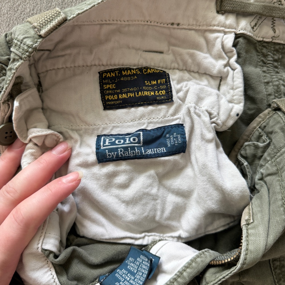 Polo by Ralph Lauren Olive Cargo Pants